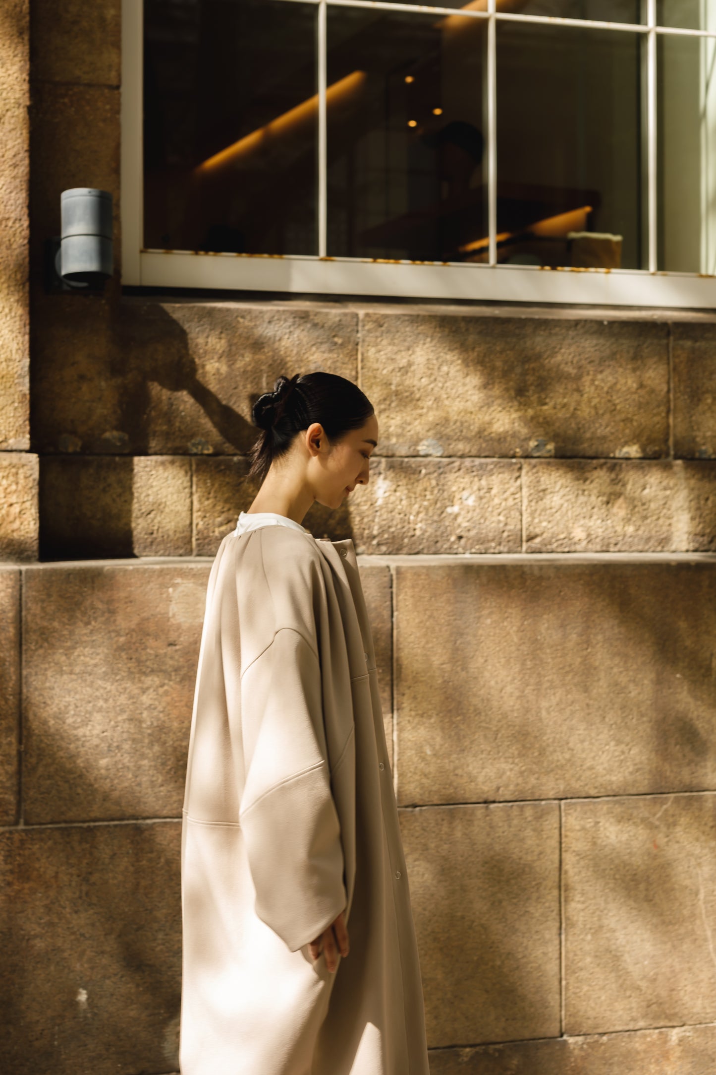 Cocoon coat(Beige)