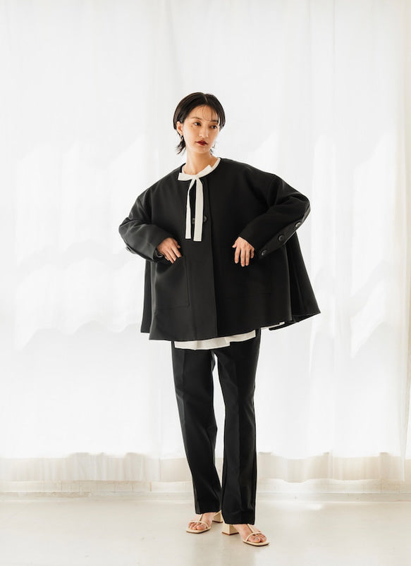 Flare jacket(Black)