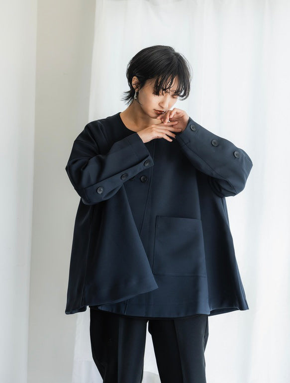 Flare jacket(Navy)