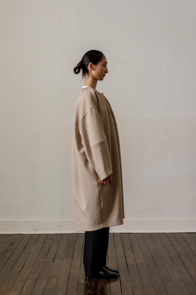 Cocoon coat(Beige)