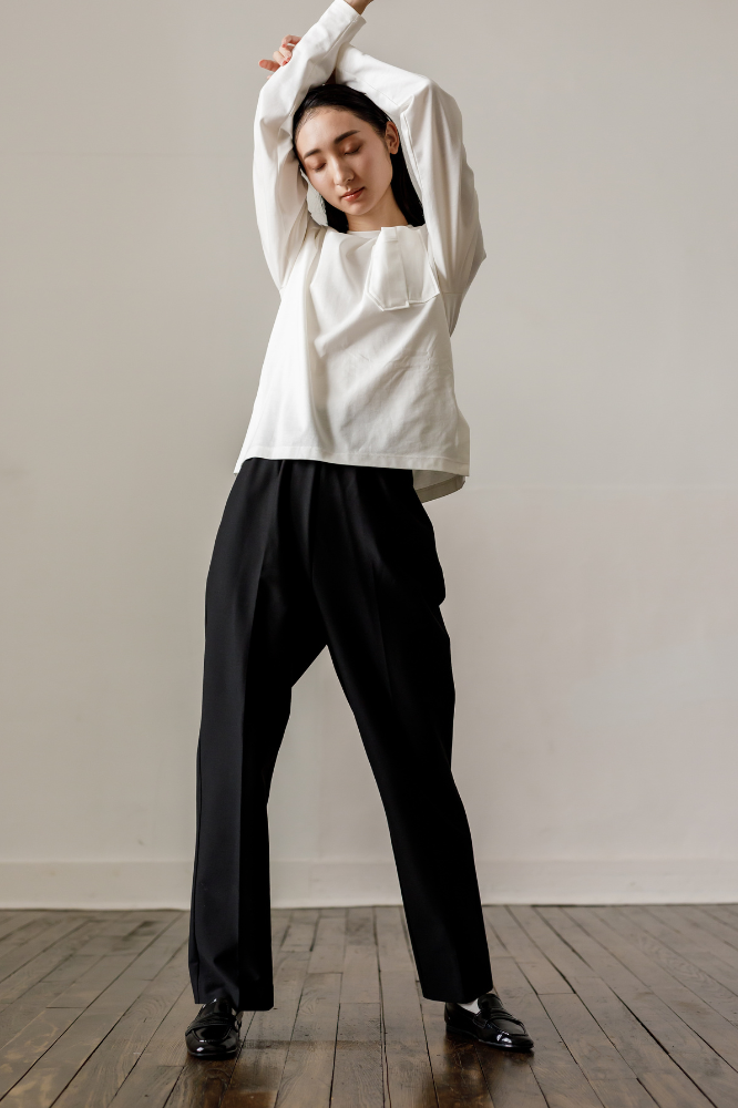 Handsome Straight pants(Black)