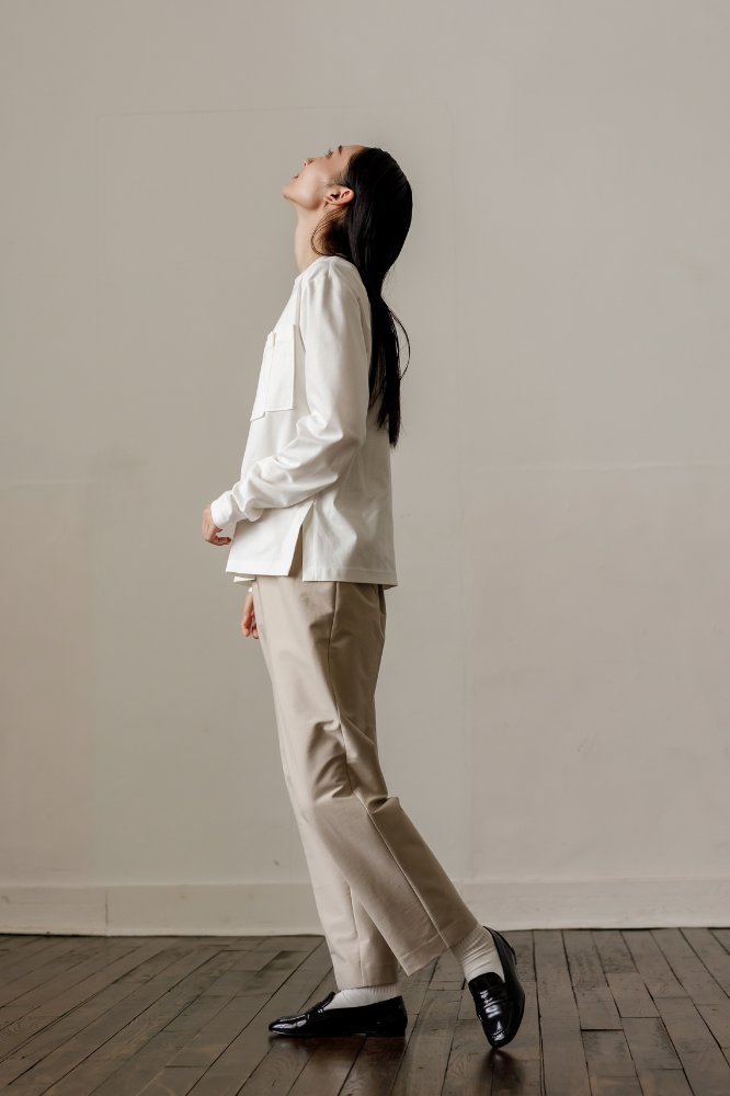 Handsome Straight pants(Beige)