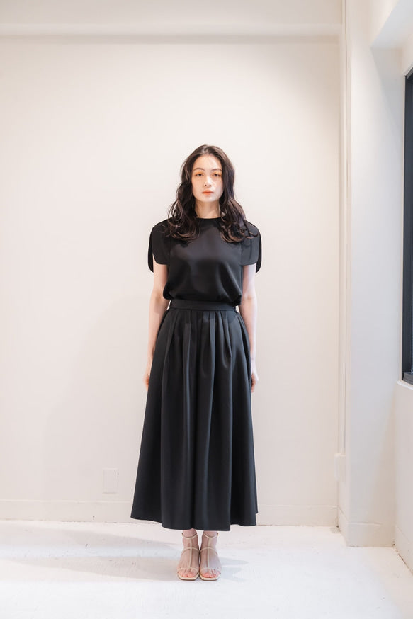 Sarasara skirt(Black)