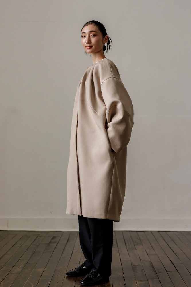 Cocoon coat(Beige)