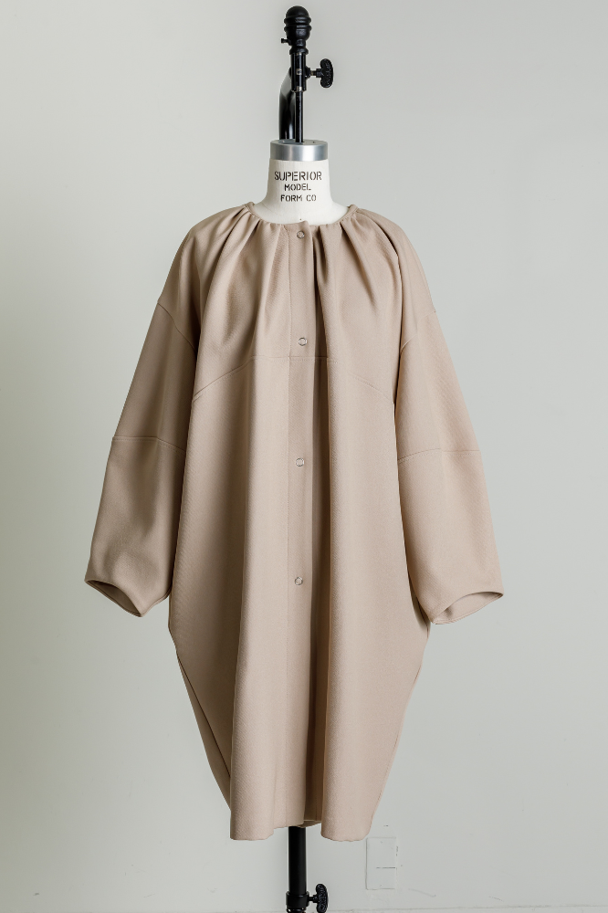 Cocoon coat(Beige)