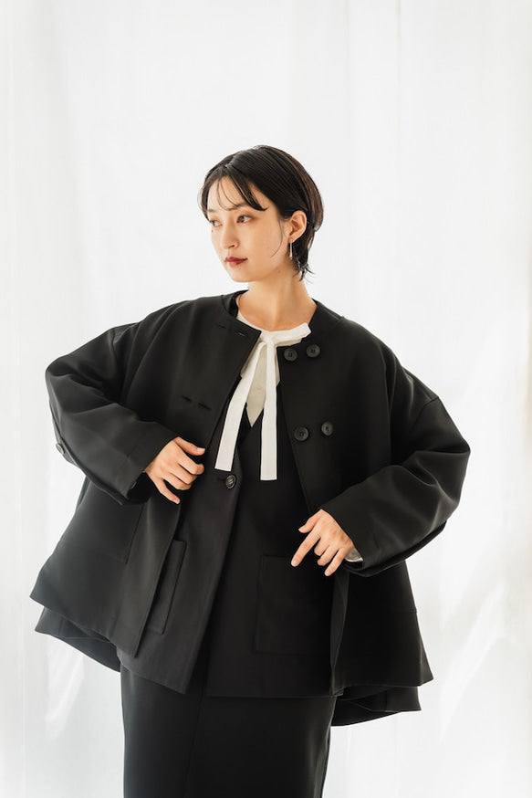 Flare jacket(Black)