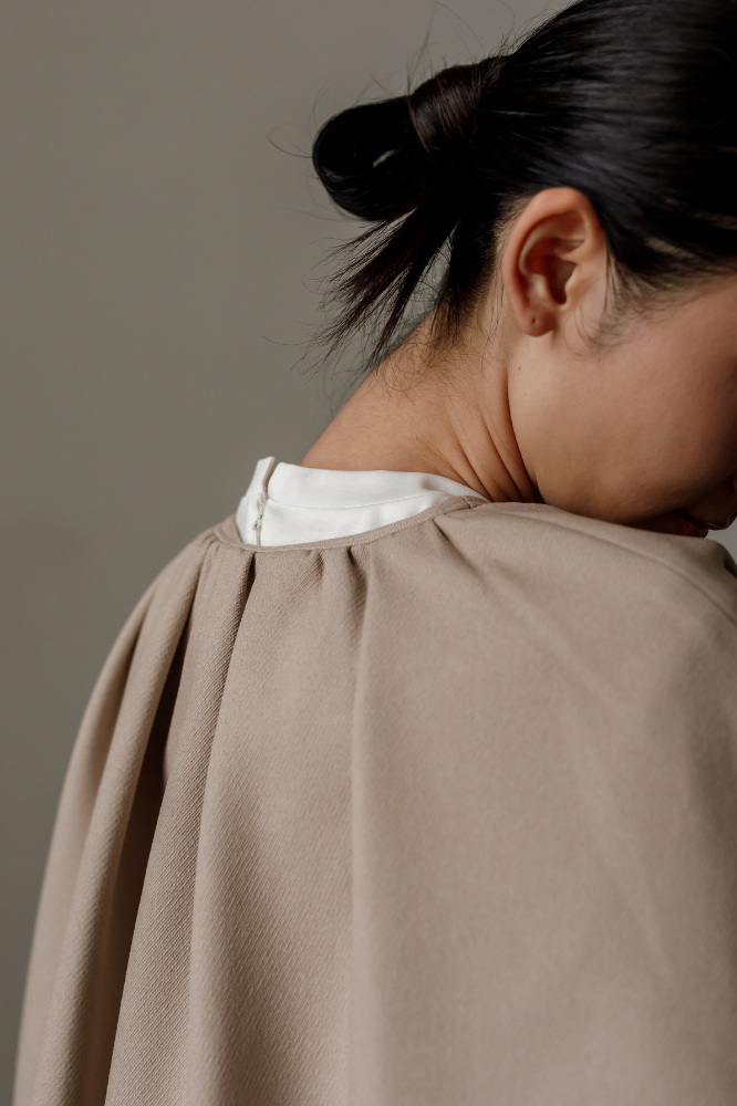 Cocoon coat(Beige)