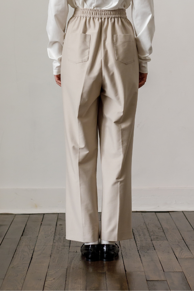Handsome Straight pants(Beige)