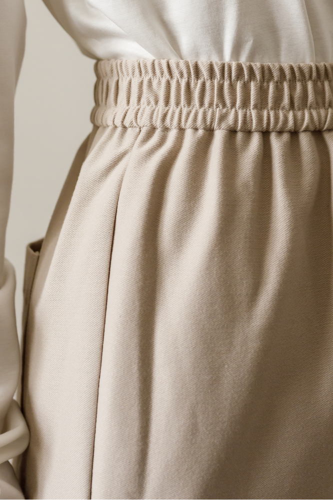 Handsome Straight pants(Beige)