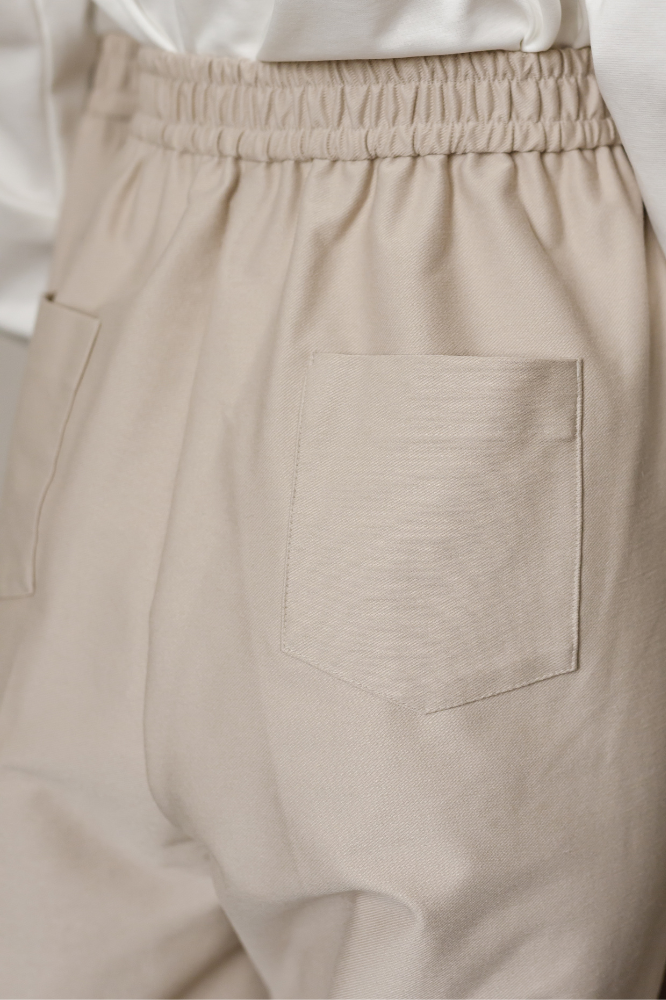 Handsome Straight pants(Beige)