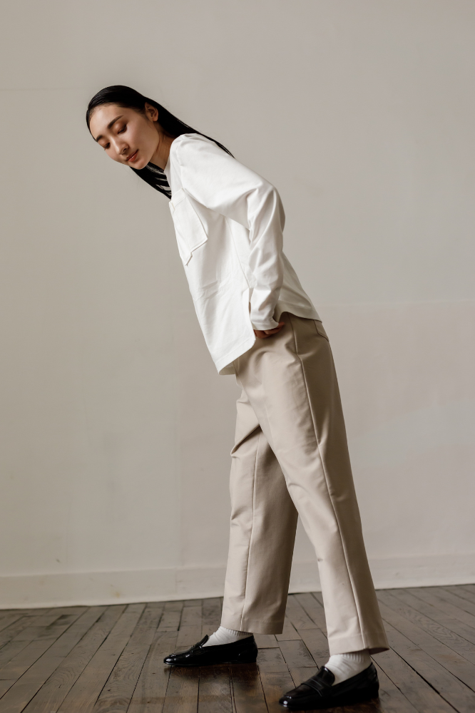 Handsome Straight pants(Beige)
