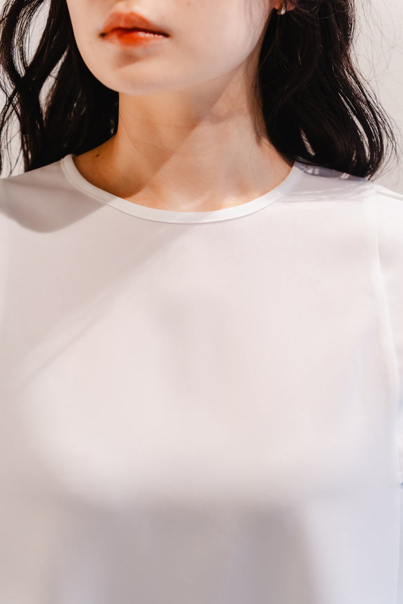 Tulip T-blouse (White)