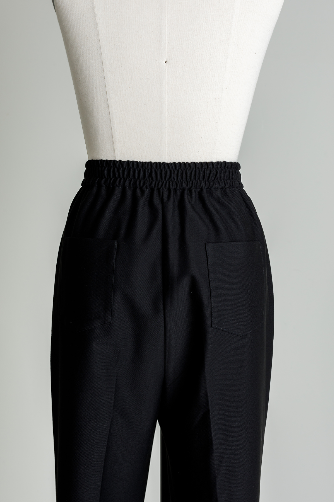Handsome Straight pants(Black)