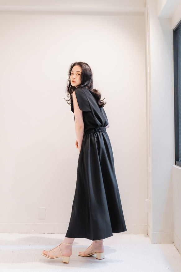 Sarasara skirt(Black)