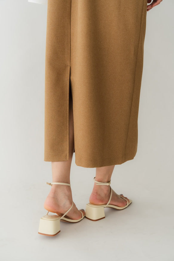 2way Frill dress(camel)