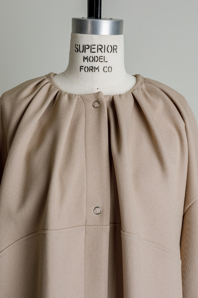 Cocoon coat(Beige)