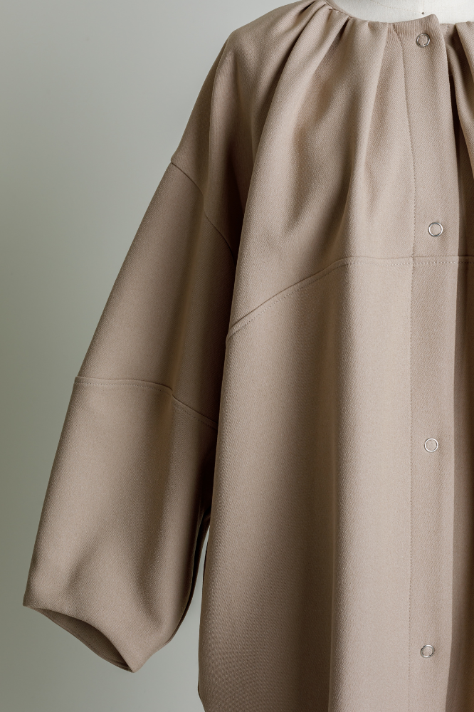 Cocoon coat(Beige)