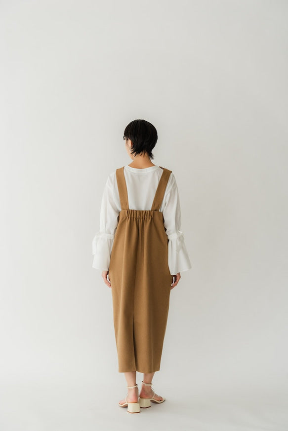 2way Frill dress(camel)
