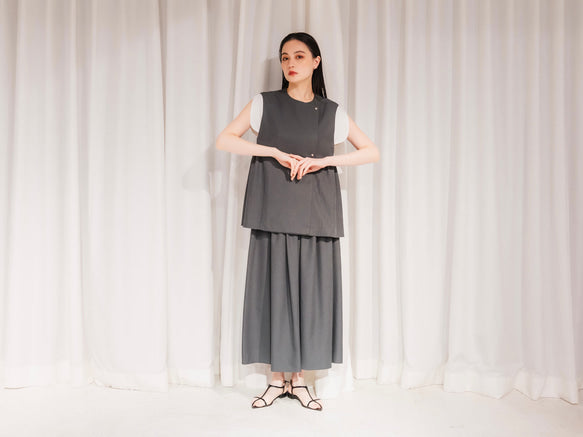 Sarasara vest(Gray)