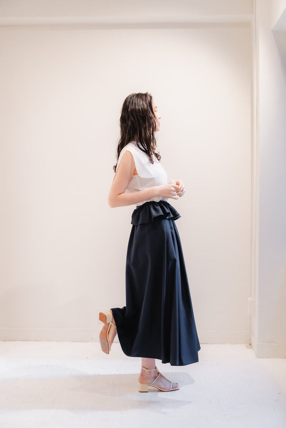 Sarasara skirt(Navy)