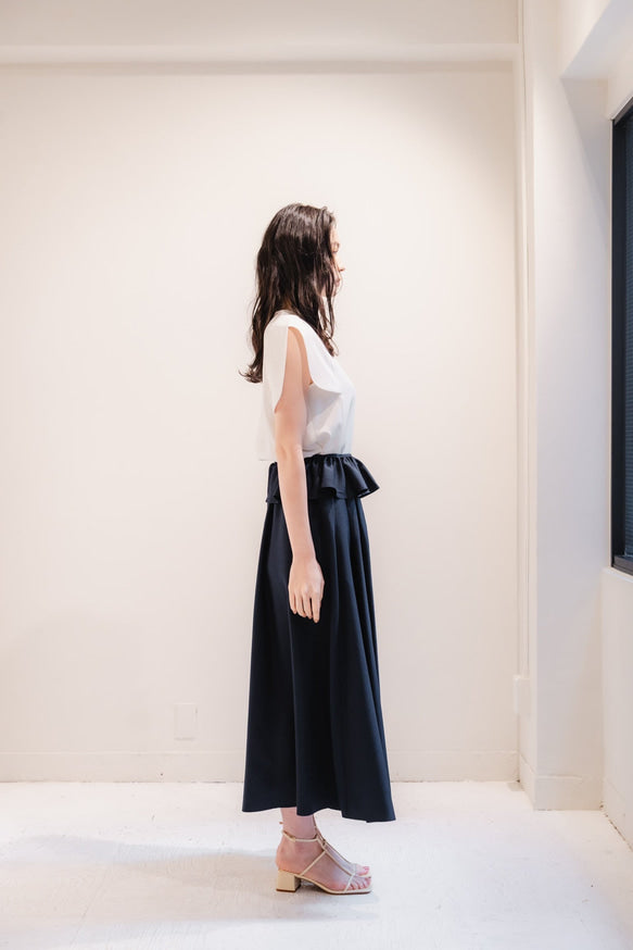 Sarasara skirt(Navy)
