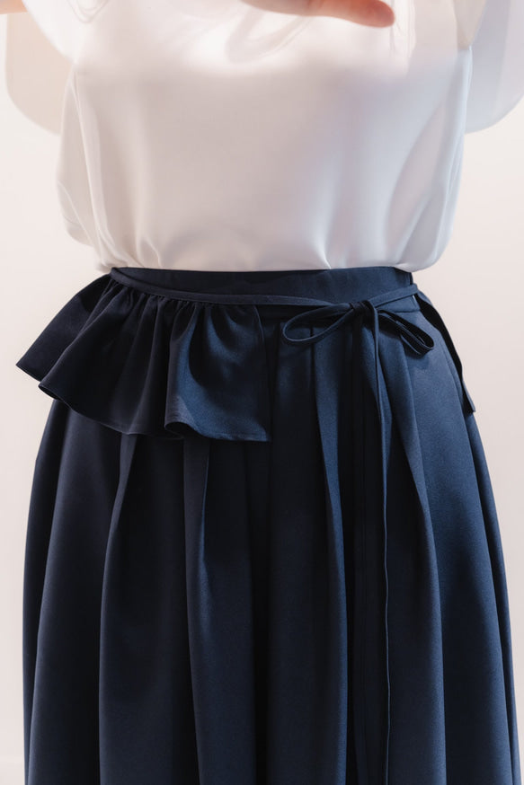 Sarasara skirt(Navy)