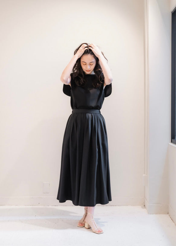 Sarasara skirt(Black)