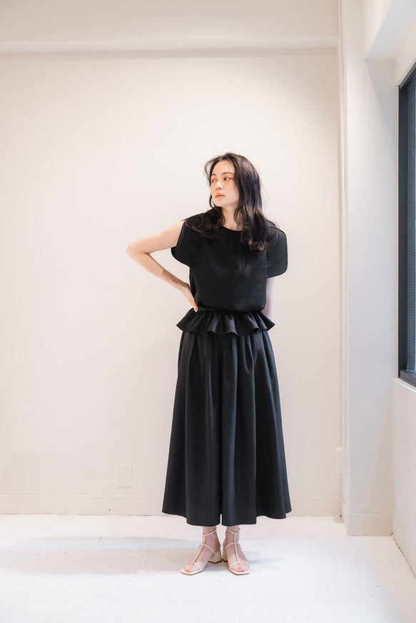 Sarasara skirt(Black)