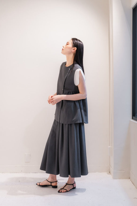 Sarasara vest(Gray)