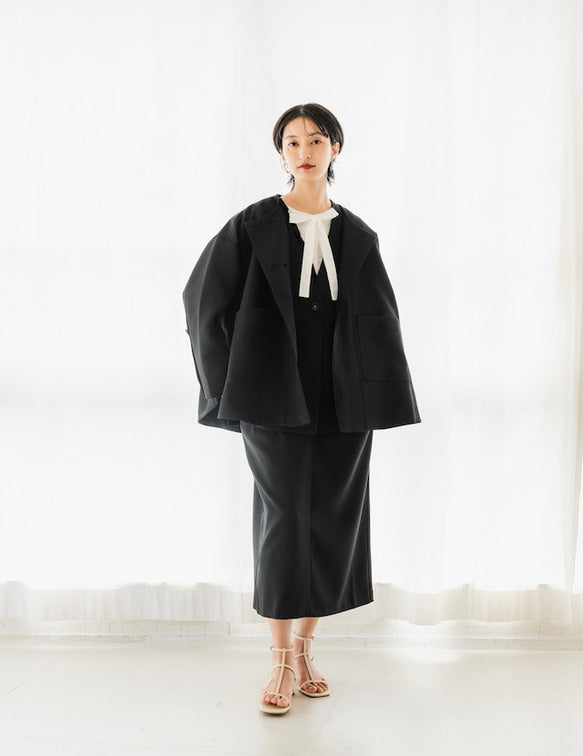 Flare jacket(Black)