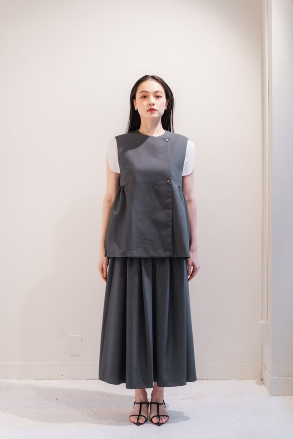 Sarasara vest(Gray)