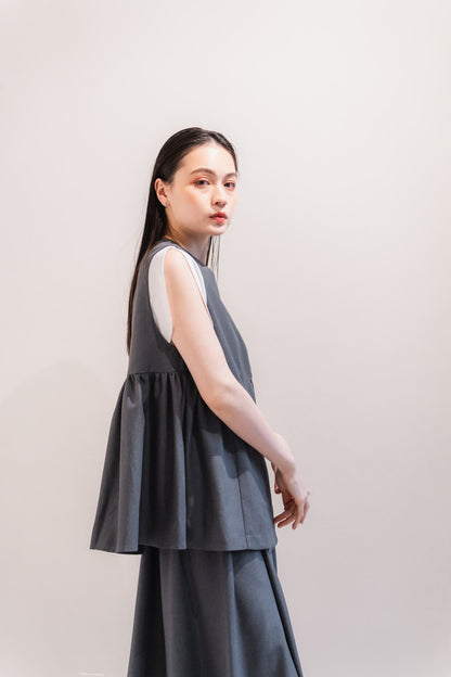Tulip T-blouse （White）