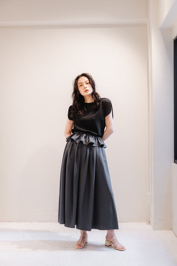Sarasara skirt（Gray）