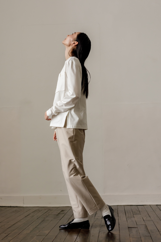 Handsome Straight pants（Beige）