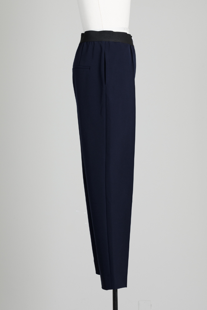 Pintuck Easy pants（Navy）