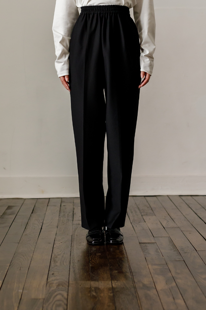 Handsome Straight pants（Black）