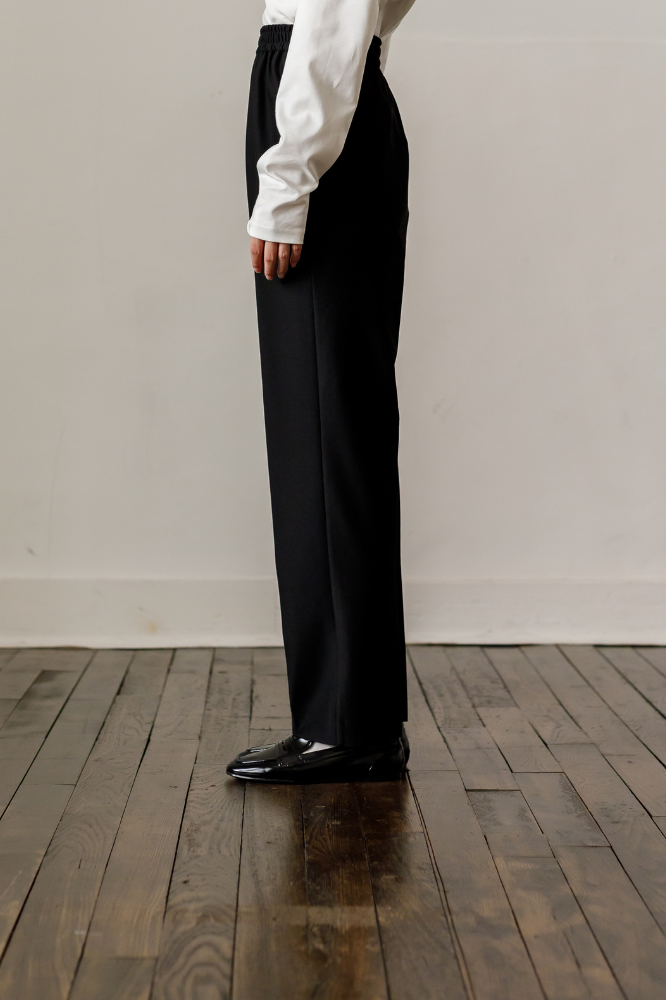 Handsome Straight pants（Black）