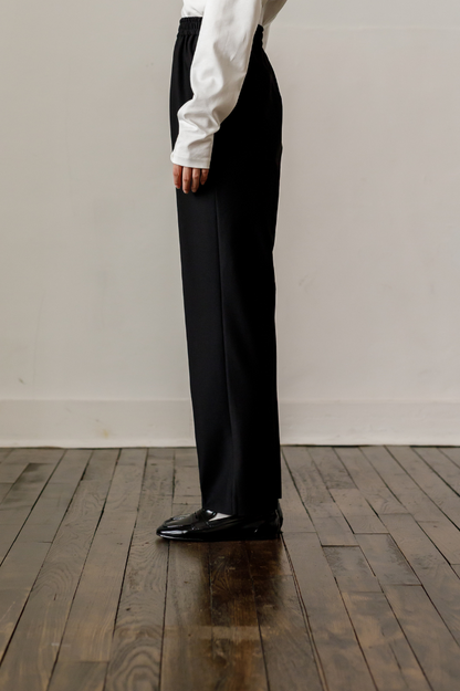 Handsome Straight pants（Black）