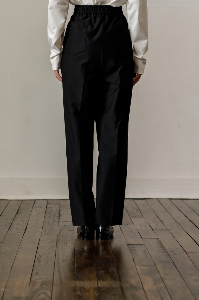 Handsome Straight pants（Black）