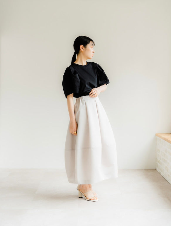 Cocoon skirt（Greige）