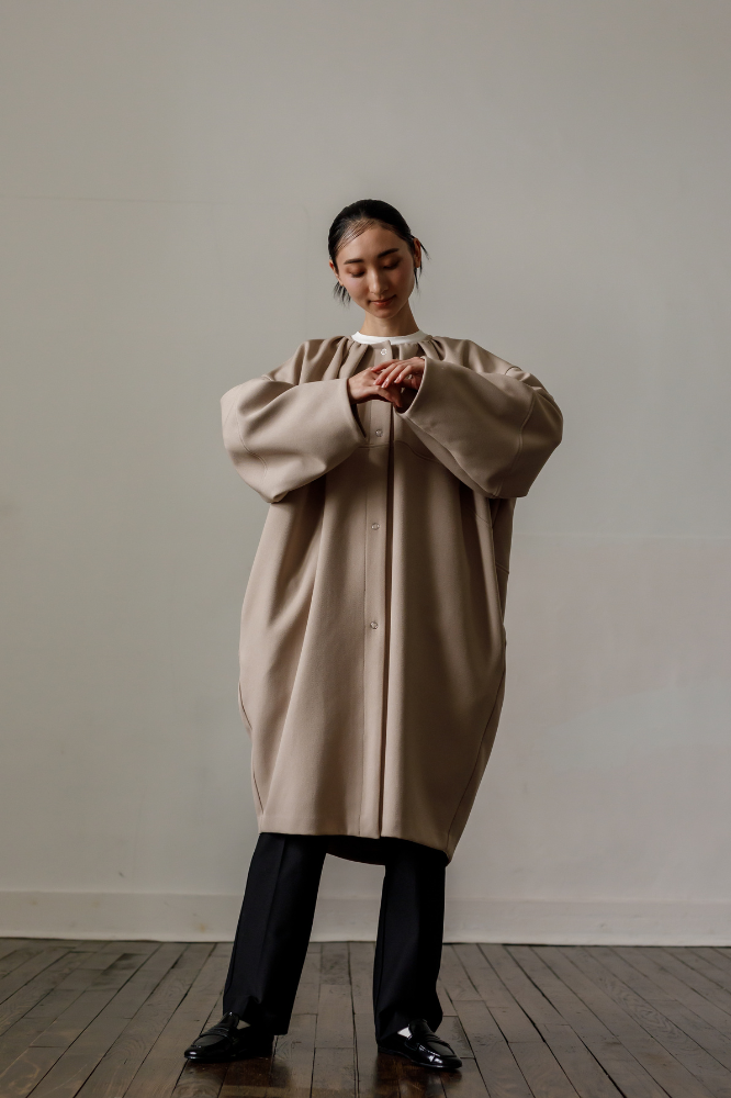 Cocoon Coat（Beige）