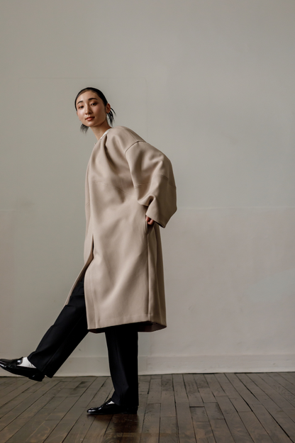 Cocoon Coat（Beige）