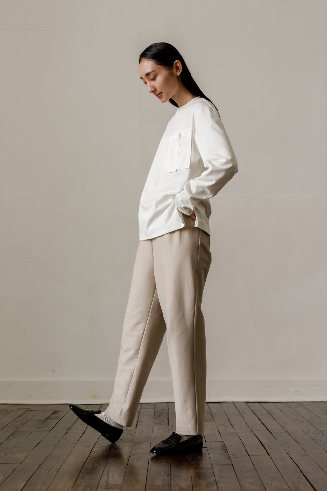 Handsome Straight pants（Beige）