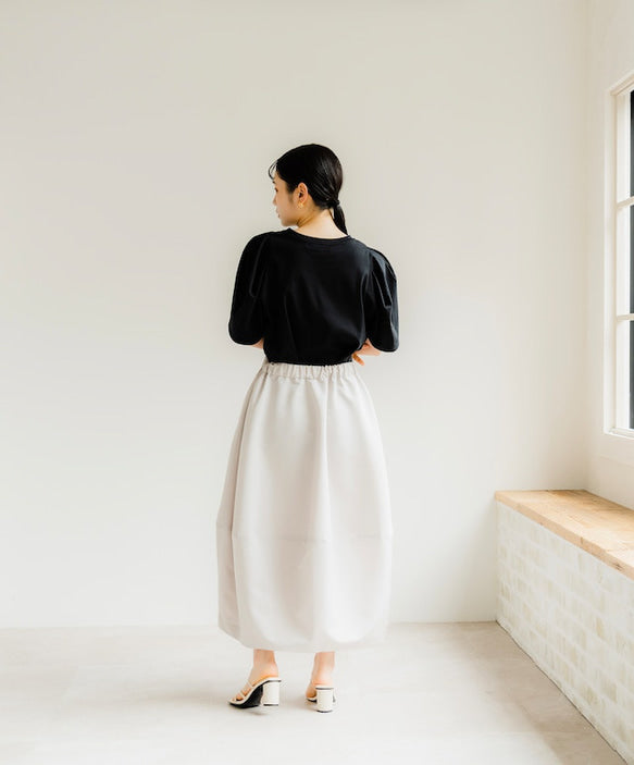 Cocoon skirt（Greige）