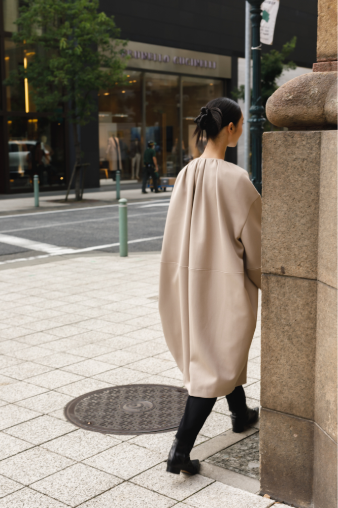 Cocoon Coat（Beige）