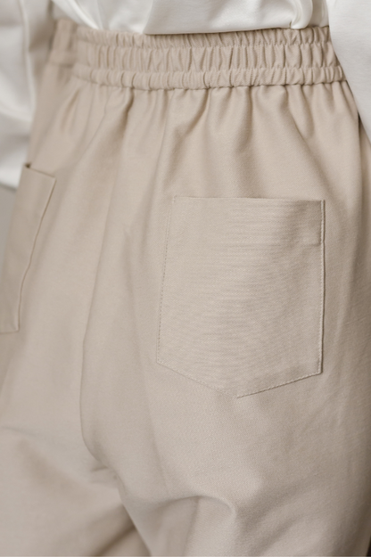 Handsome Straight pants（Beige）