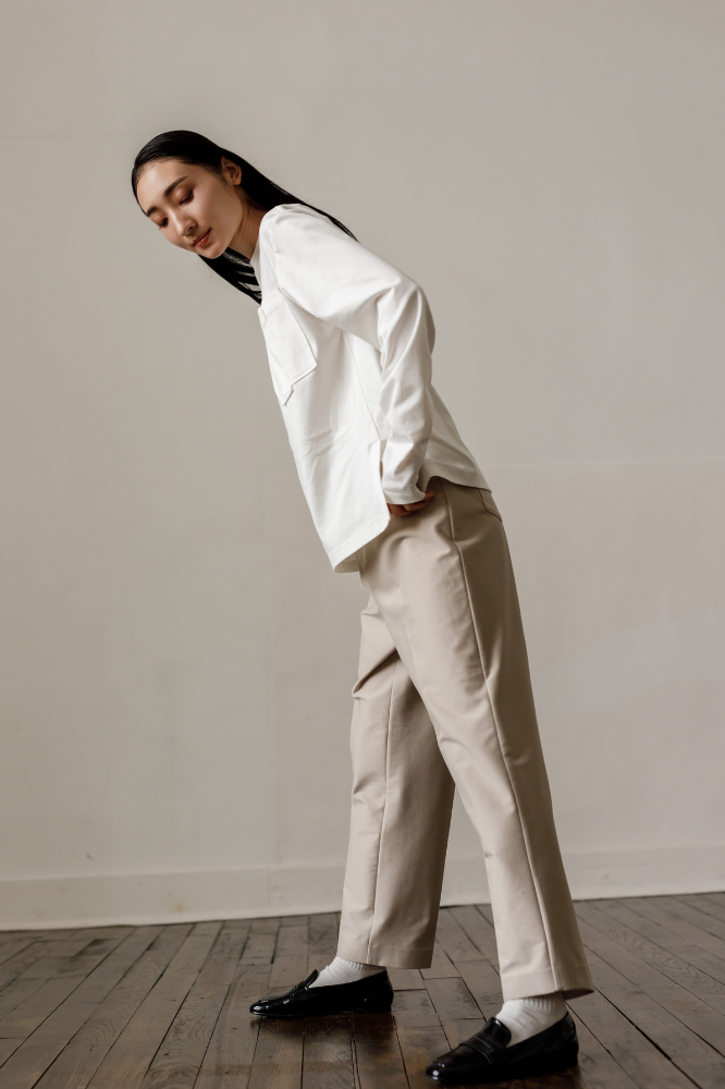 Handsome Straight pants（Beige）