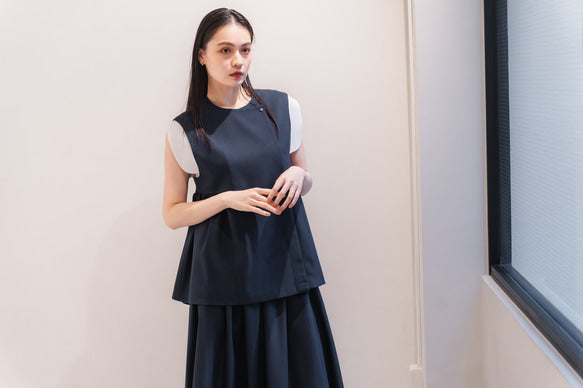Sarasara vest（Navy）