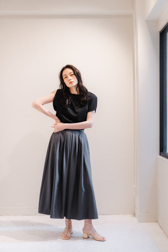 Sarasara skirt（Gray）