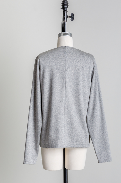 Smooth Pocket pullover（Gray）